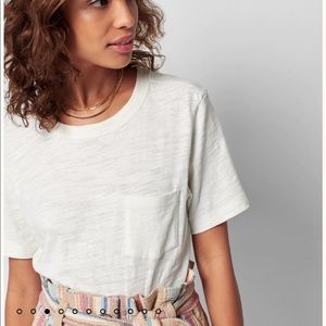 NWOT Faherty Brand Slub Cotton Pocket Tee